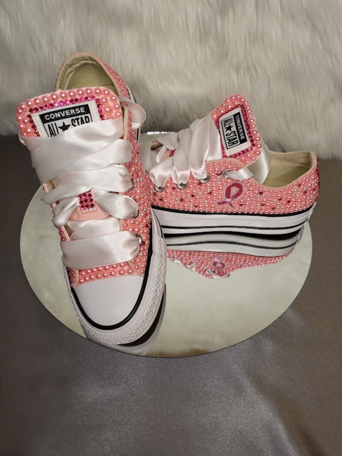 custom wedding chucks