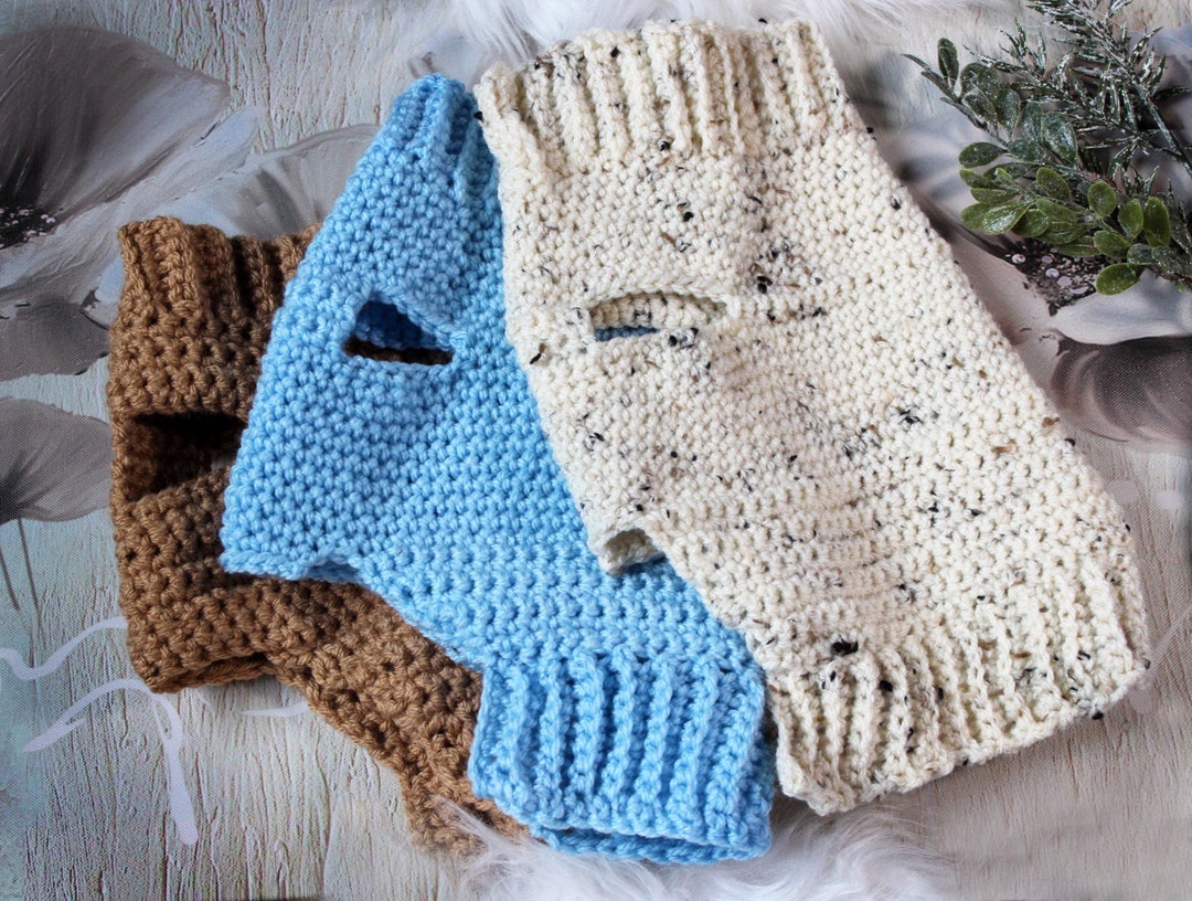 Winterpullover Für Hunde – Größe S/M, Grau, Weich & Warm, Waschbar