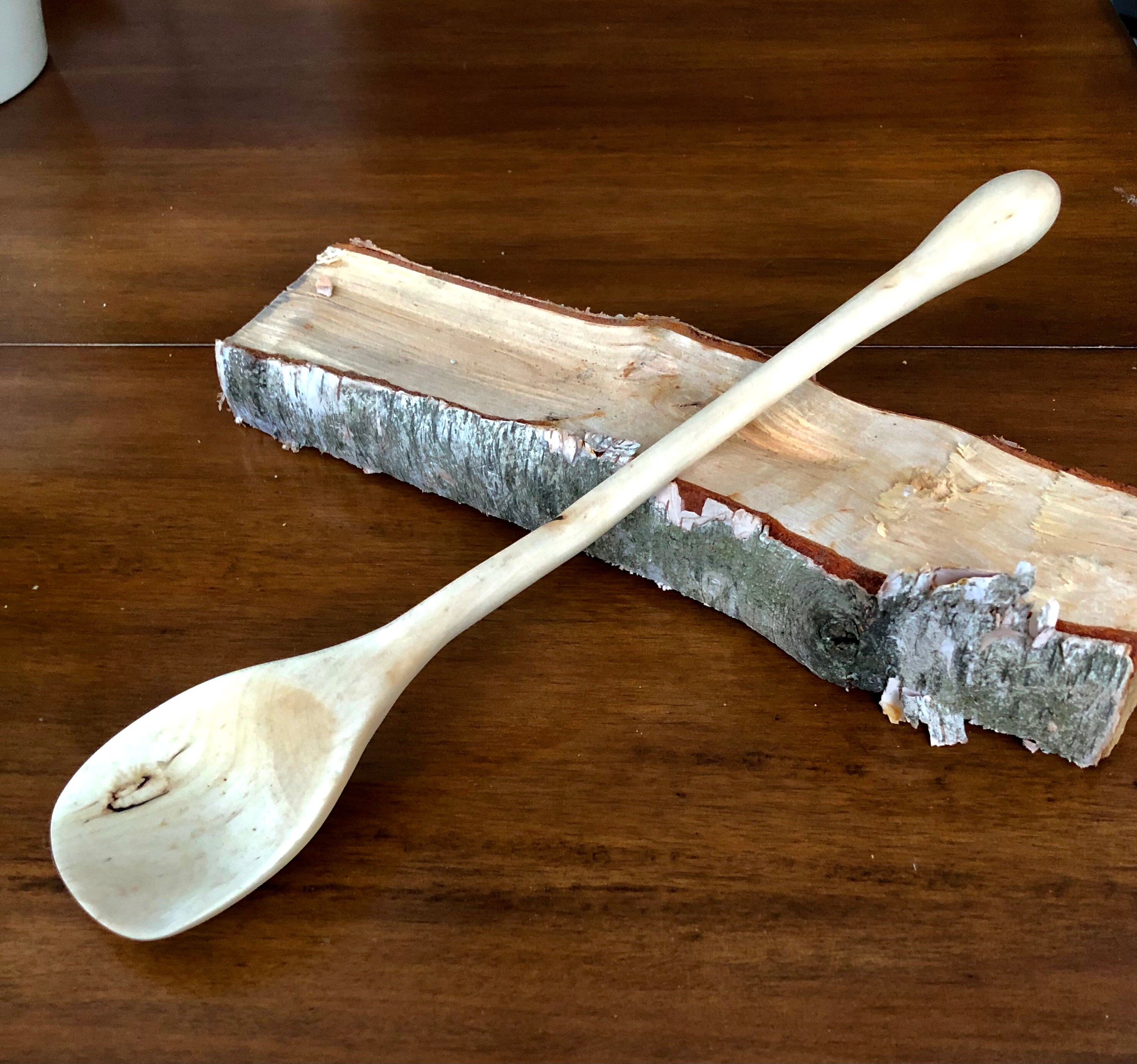 Hand made wood mixing or stirring spoon Etsy