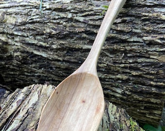 Wood cooking spoon.