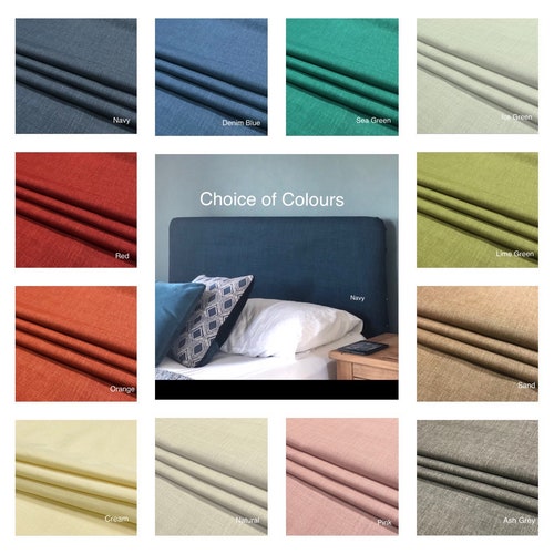 Linen Headboard. Headboard Slipcover. Foot Board Cover. Custom Etsy