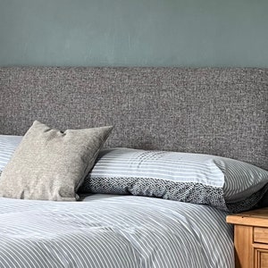 Headboard Cover - Grey Textured