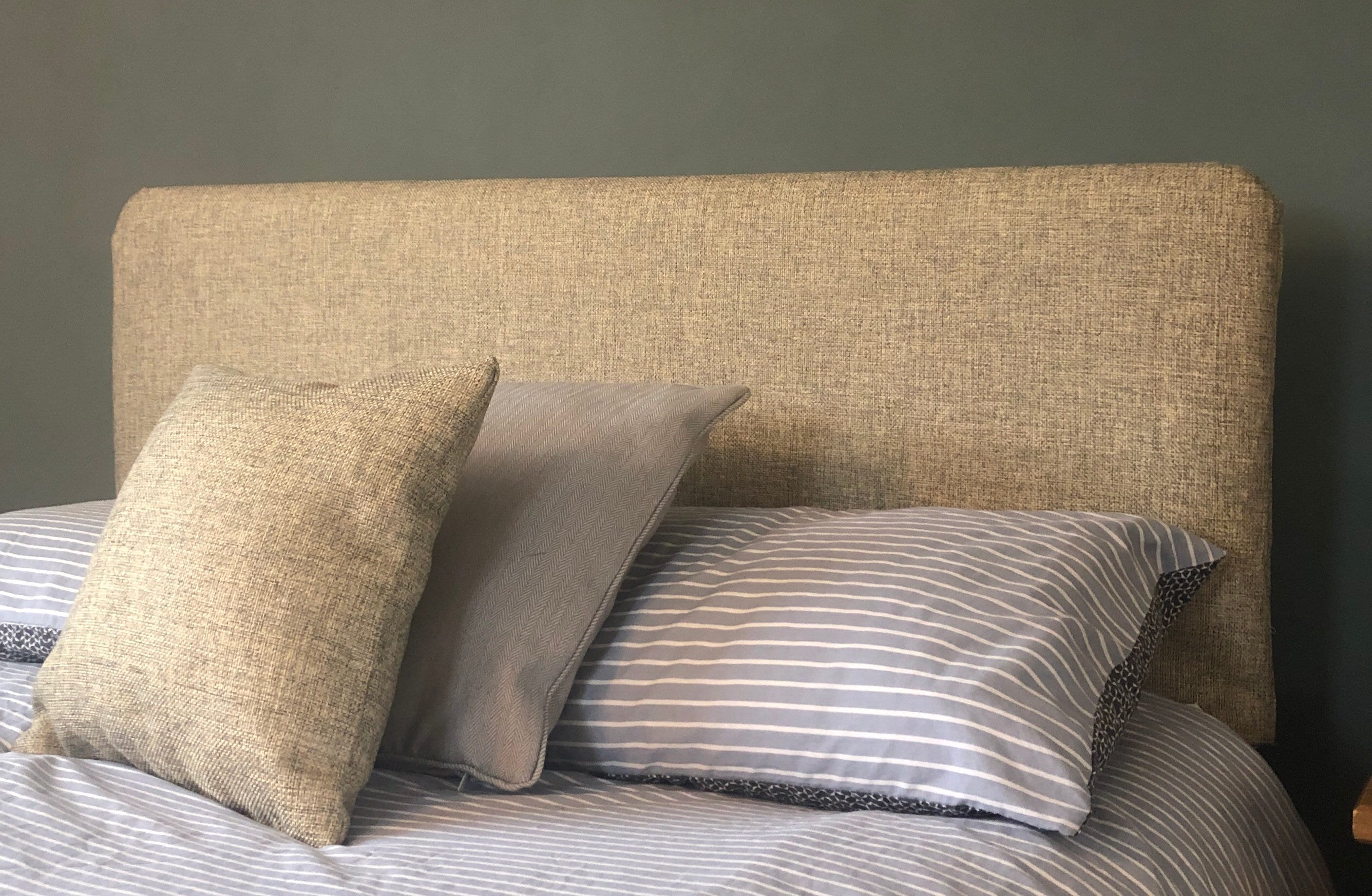 Linen/Tweed Style Fabric Headboard Cover Etsy