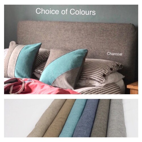 Linen Headboard. Headboard Slipcover. Foot Board Cover. Custom Etsy