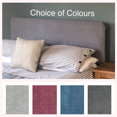 Headboard Cover Velvet Pastel Colours Etsy UK