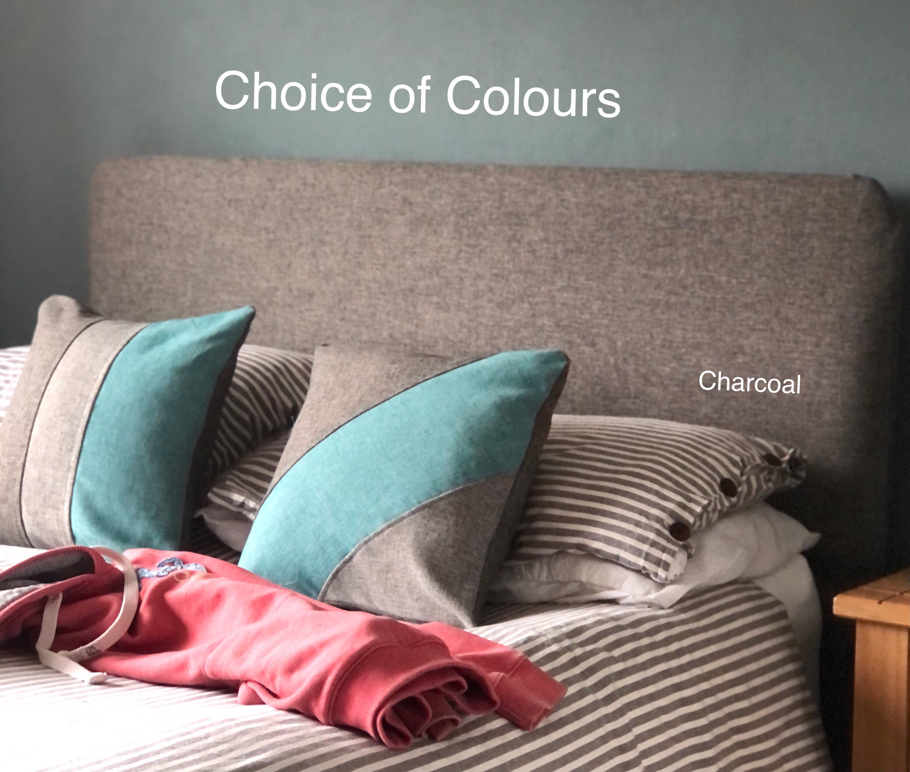 Headboard Cover Linen Style Fabric Etsy