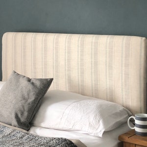 Headboard Cover - Coastal Stripe