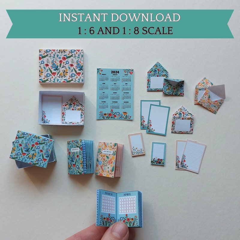 Miniature Stationary Etsy Miniature Stationary Etsy