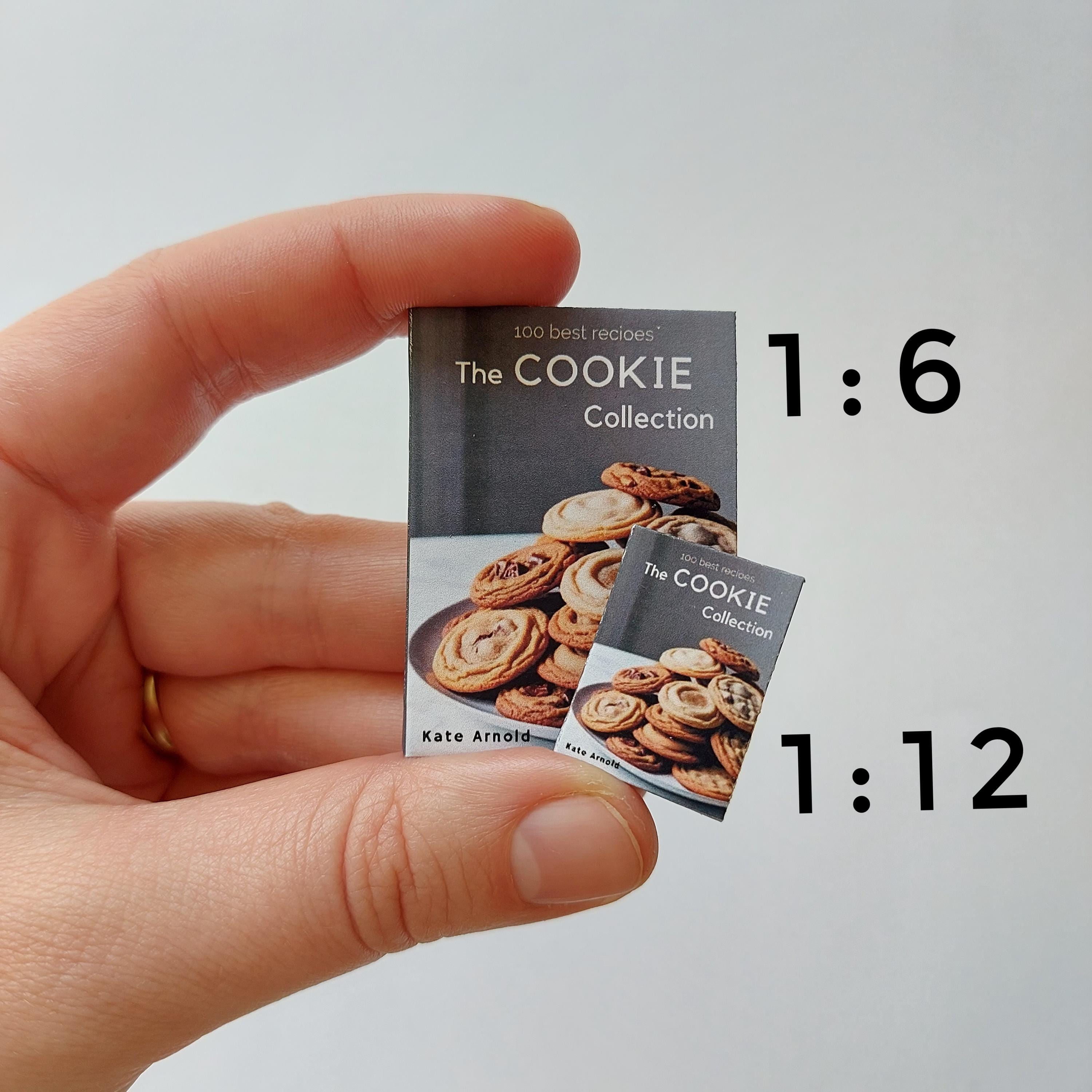 Printable Miniature Cookbooks 12th and 6th Scale – 3 Dollhouse Recipe ...