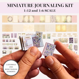 Miniatyrjournalingskit: Utskrivbart DIY-dockhus (PDF)