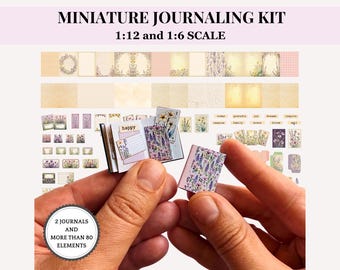 Miniature Journaling Kit: Dollhouse Printable DIY (PDF)