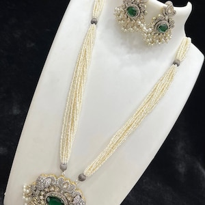 JC Victorian Kundan Pearl Ranihaar