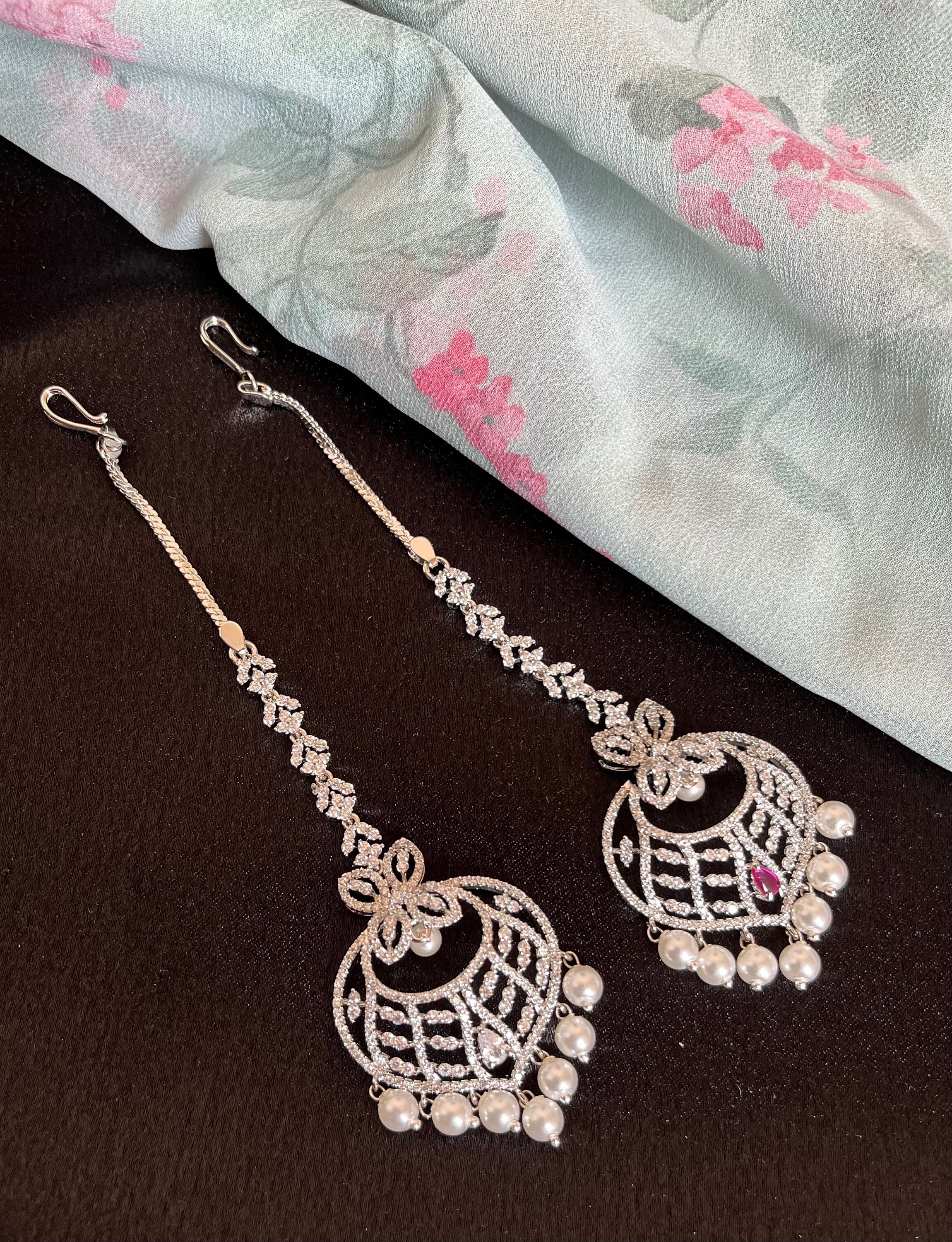 JC Jadau Maang Tikka/nethichutti Papidi Billa