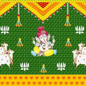 JC Ganesha Backdrop