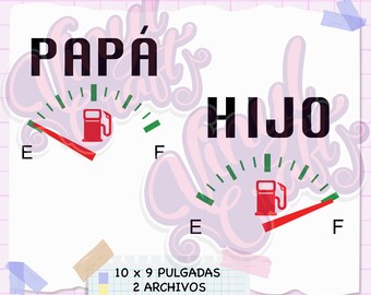 Padre e hijo png - Etsy España