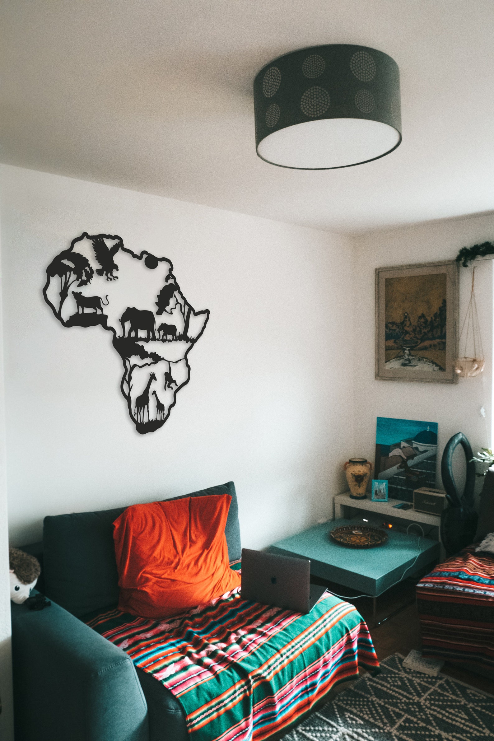 Africa Metal Wall Decor Metal Wall Art Metal Wall Hangings Etsy