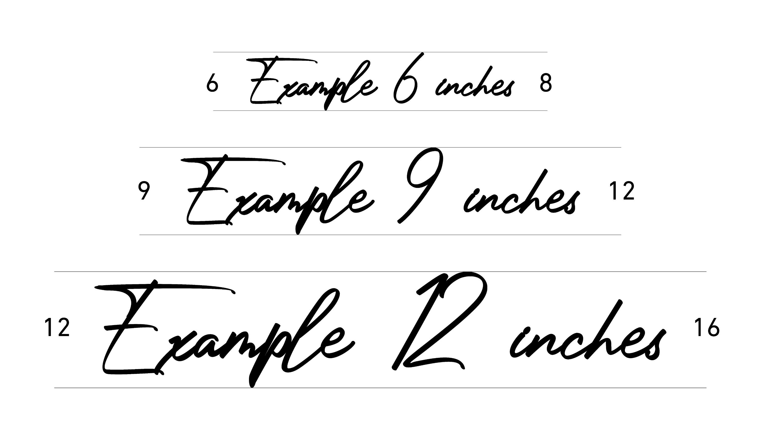 Custom Metal Words Your Custom Text Custom Name Script Metal Etsy