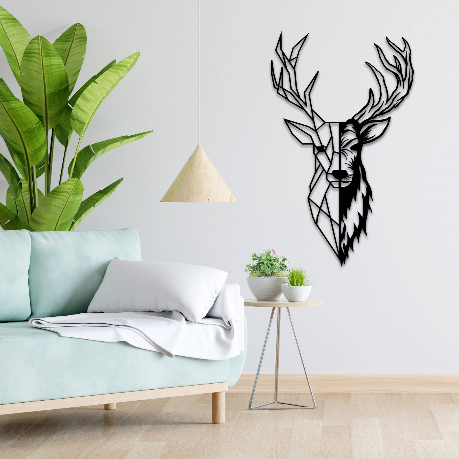 Gold Deer Head Metal Wall Art Deer Signhousewarming - Etsy