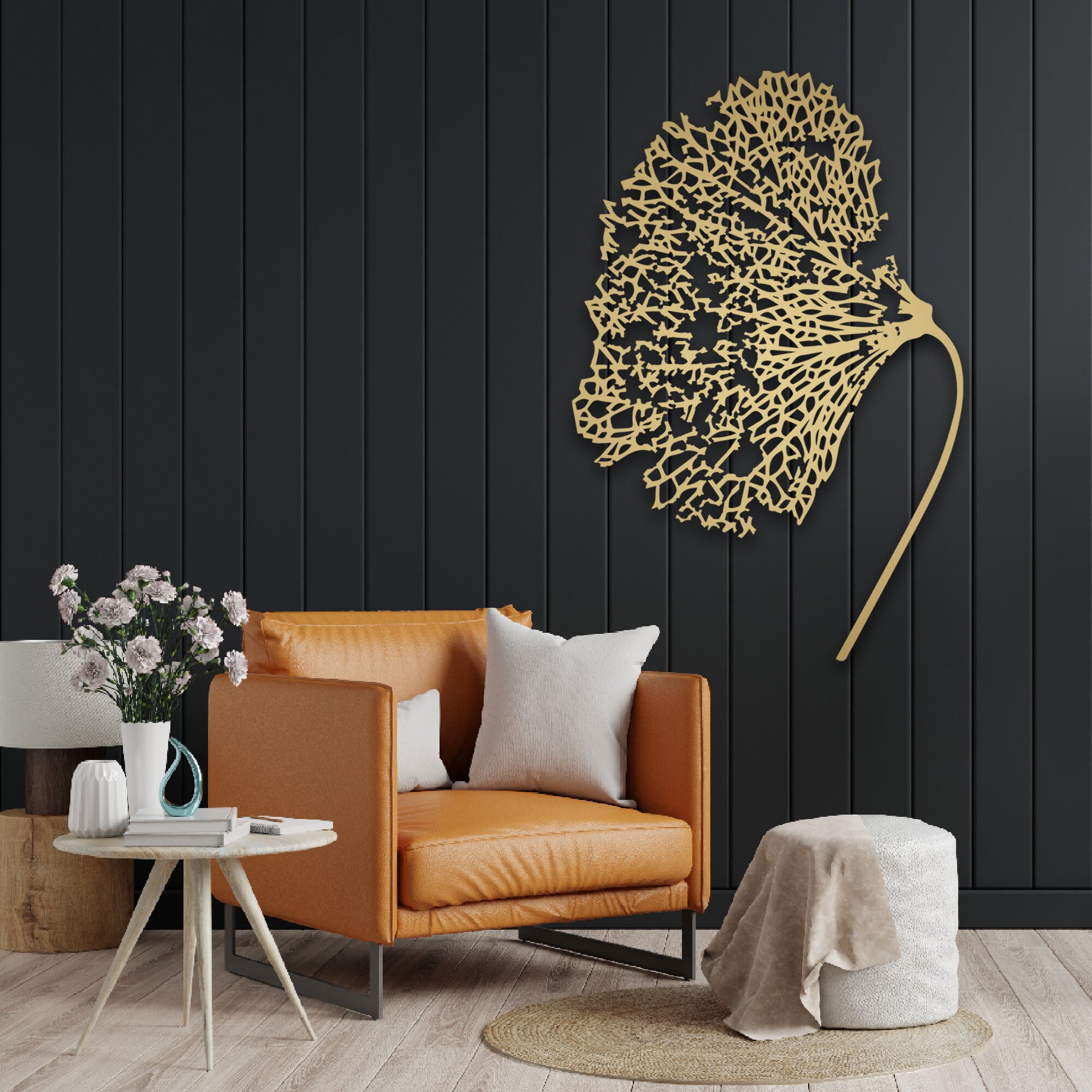 Leaf Metal Wall Art Leaf Metal Wall Decor Nature Sign Etsy