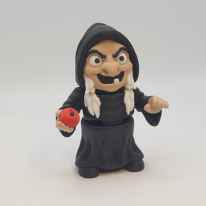 Halloween Articulating Witch Mini - with poison apple - Great Sensory Toy, Halloween Gift or desk decor - 4&quot; Tall fidget