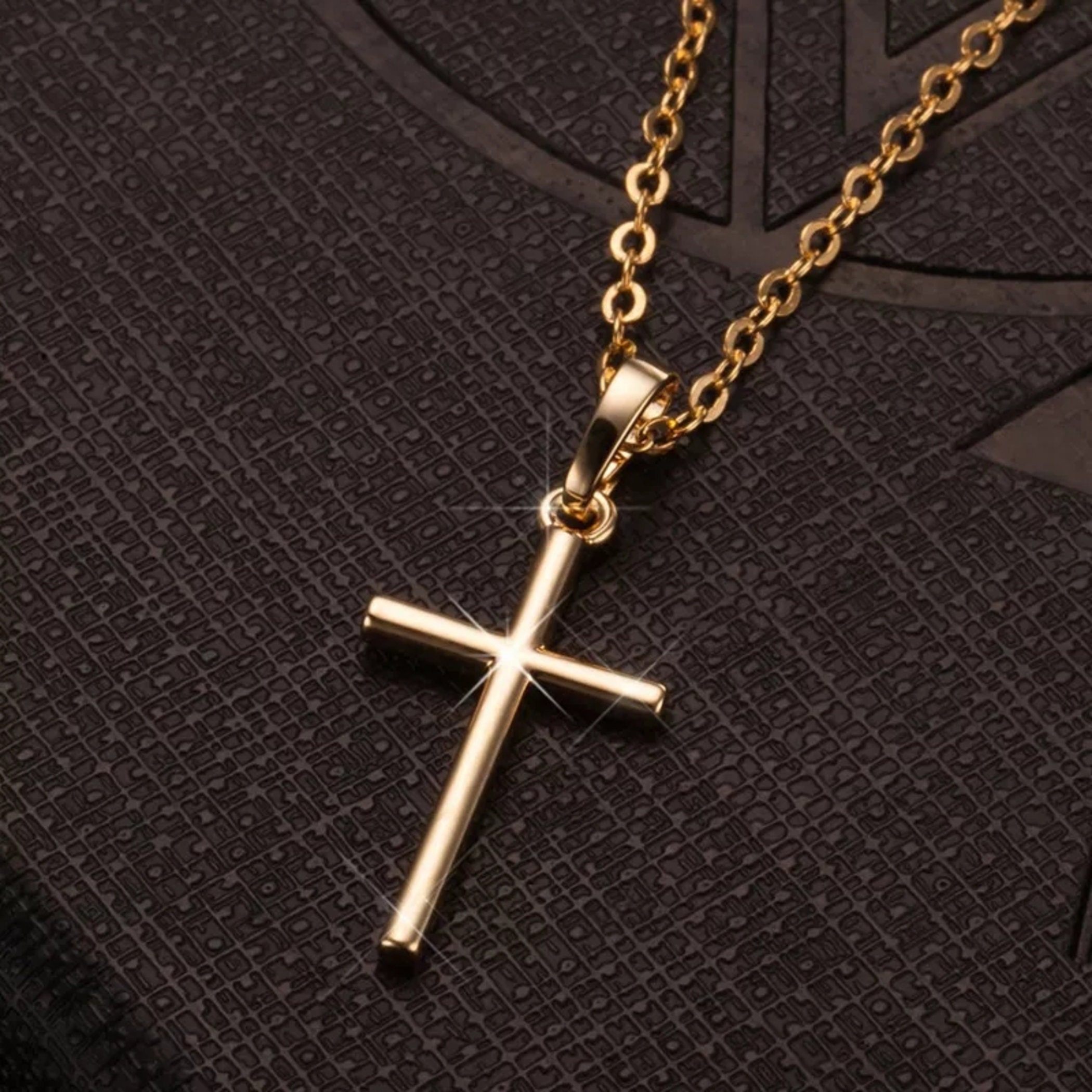 Crystal Cross Pendant. Jesus Cross Necklace. - Etsy