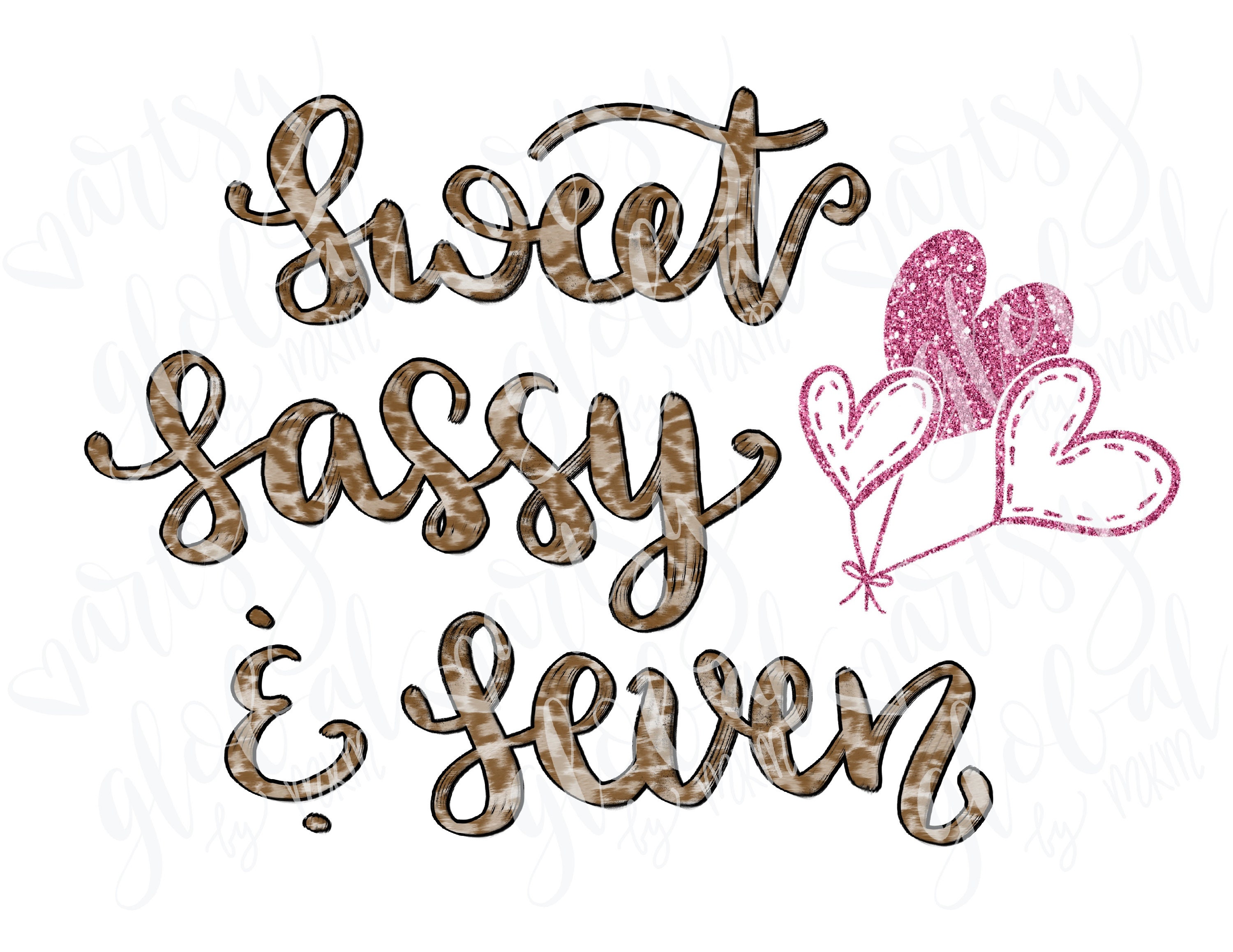 Sweet Sassy and Seven 7th Birthday Clip Art Girls Birthday - Etsy