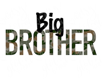 Kamuflaż Big Brother, wzory sublimacji Big Brother do pobrania w formacie PNG, JPEG lub PDF | Pobierz cyfrowo Little Brother i Big Brother