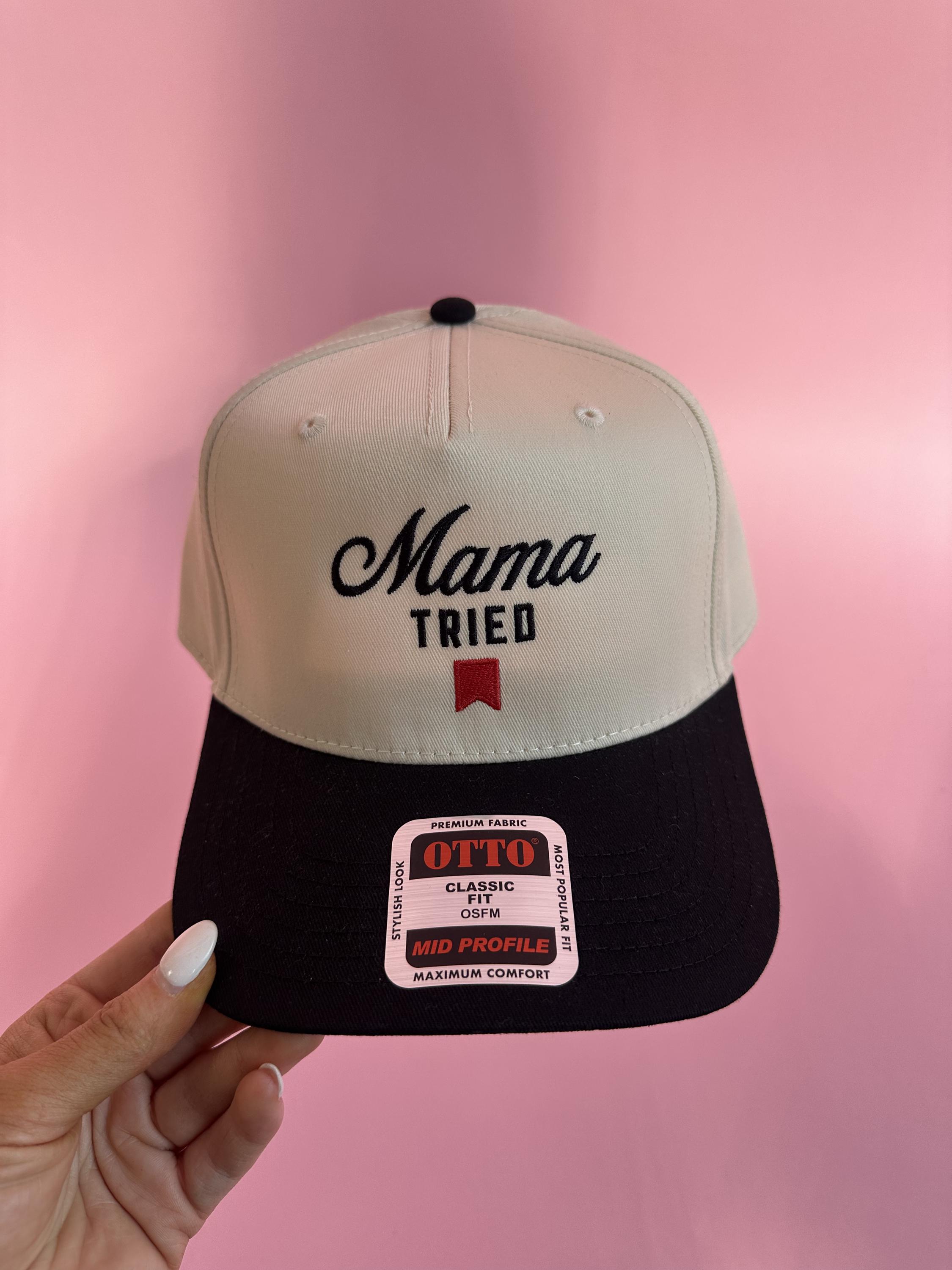 Mama Tried Trucker Hat – Embroidered Country Snapback  display picture 3