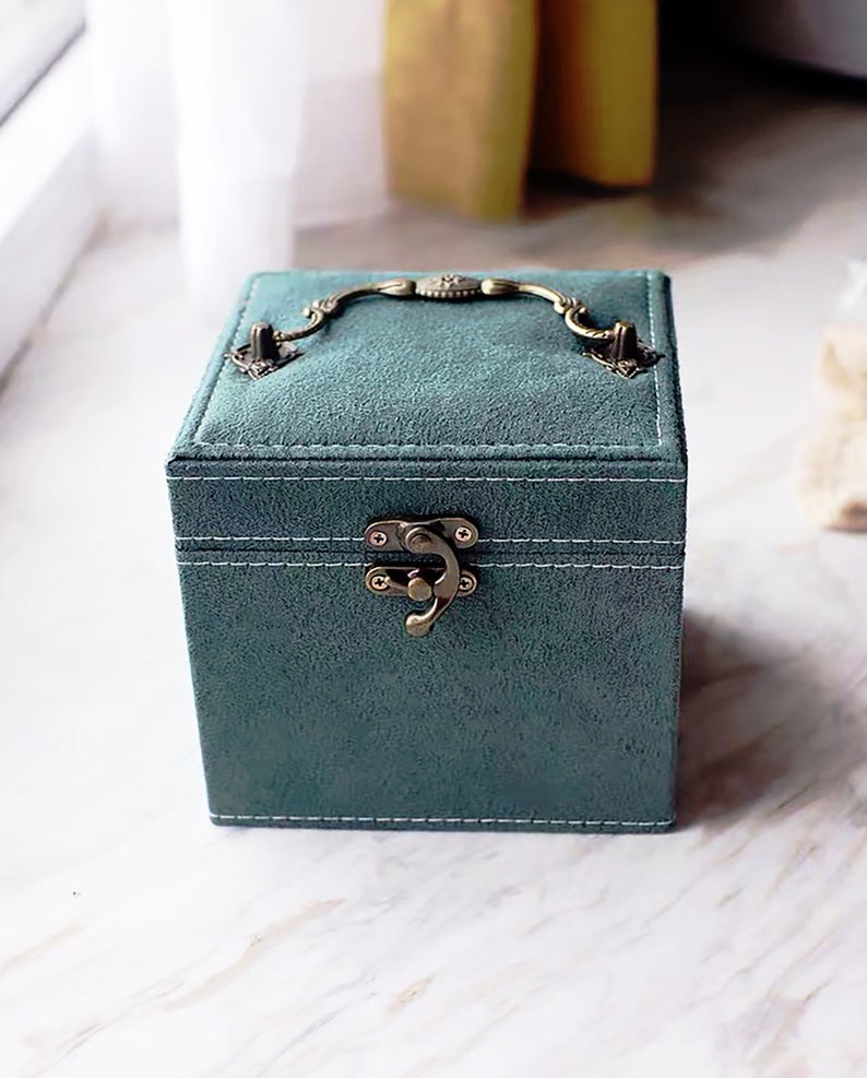 Vintage jewelry box Jewelry box with lock Mothers Day Jewelry Etsy