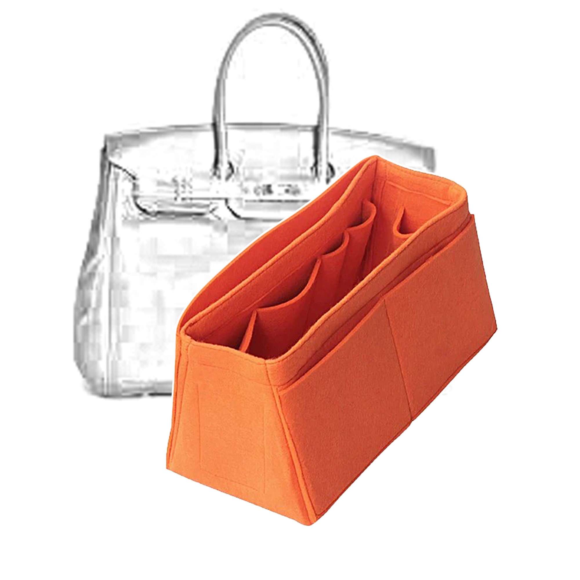 For Birkin 25/30/35 Handbag organizer Insert Liner – miluxelondon