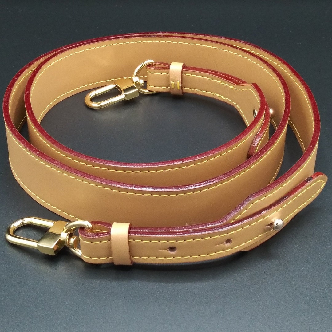 30/38mm Natural Vachetta Leather Crossbody Strap Replacement For Louis  Vuitton