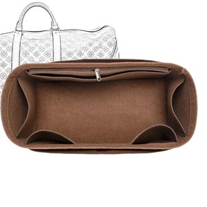 Satin Pillow Luxury Bag Shaper in Chocolate Brown For Louis Vuitton's  Keepall Luggage Bags