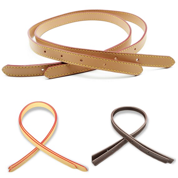 Pair of Vachetta Leather Replacement Straps for Bucket PM / GM 