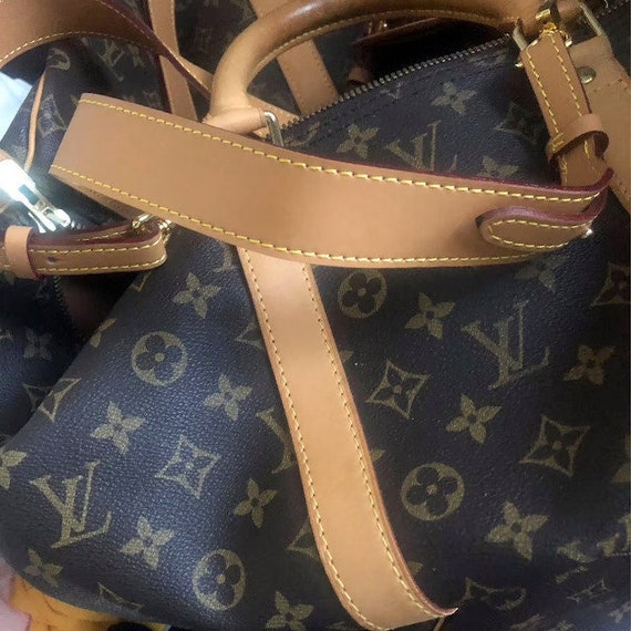 Louis Vuitton, Bags, Louis Vuitton Thick Vachetta Leather Buckle Replacement  Strap Handle Bag Purse 9