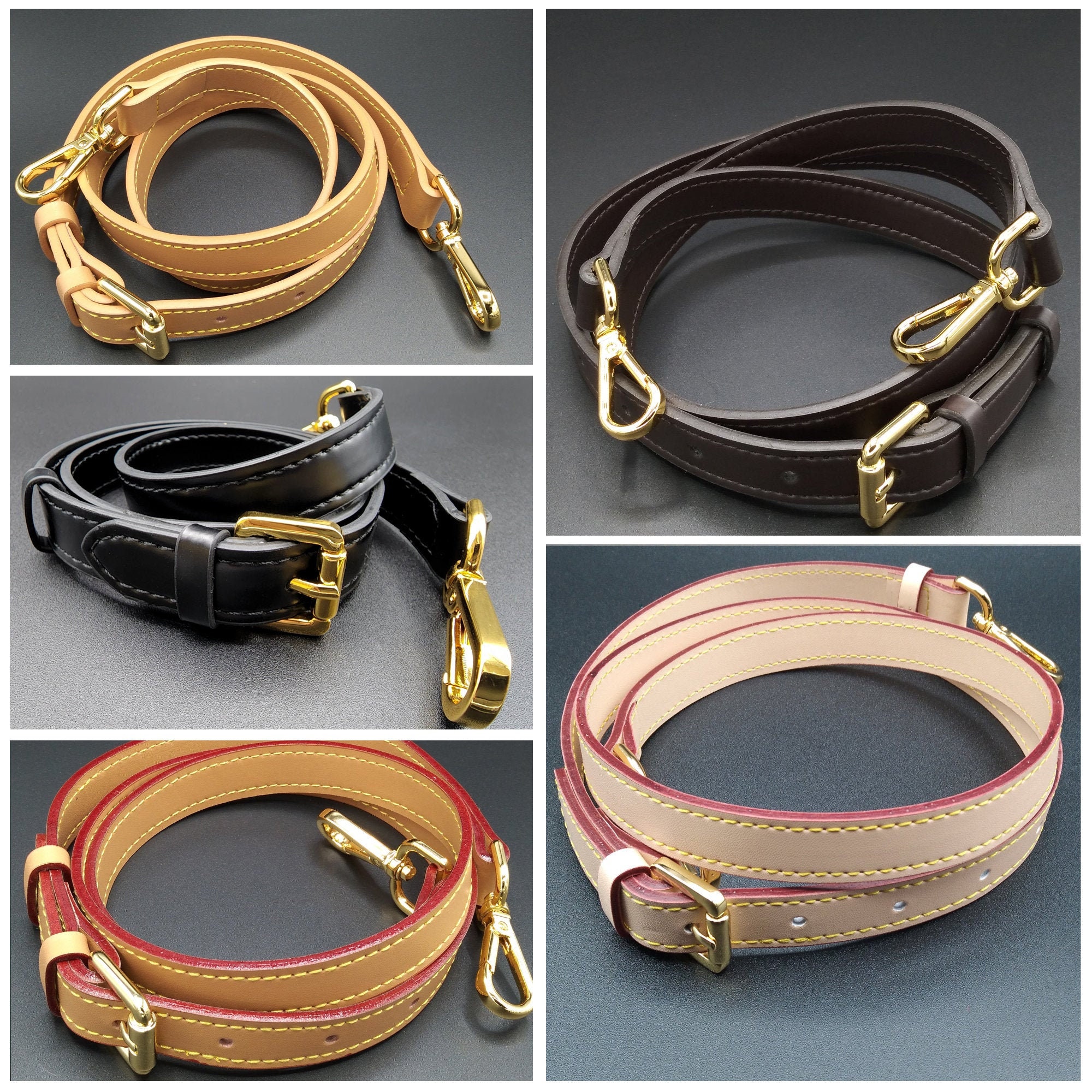 Dark Brown Leather Strap (25mm) for LV Artsy, Delightful, Graceful, GM –  Mautto