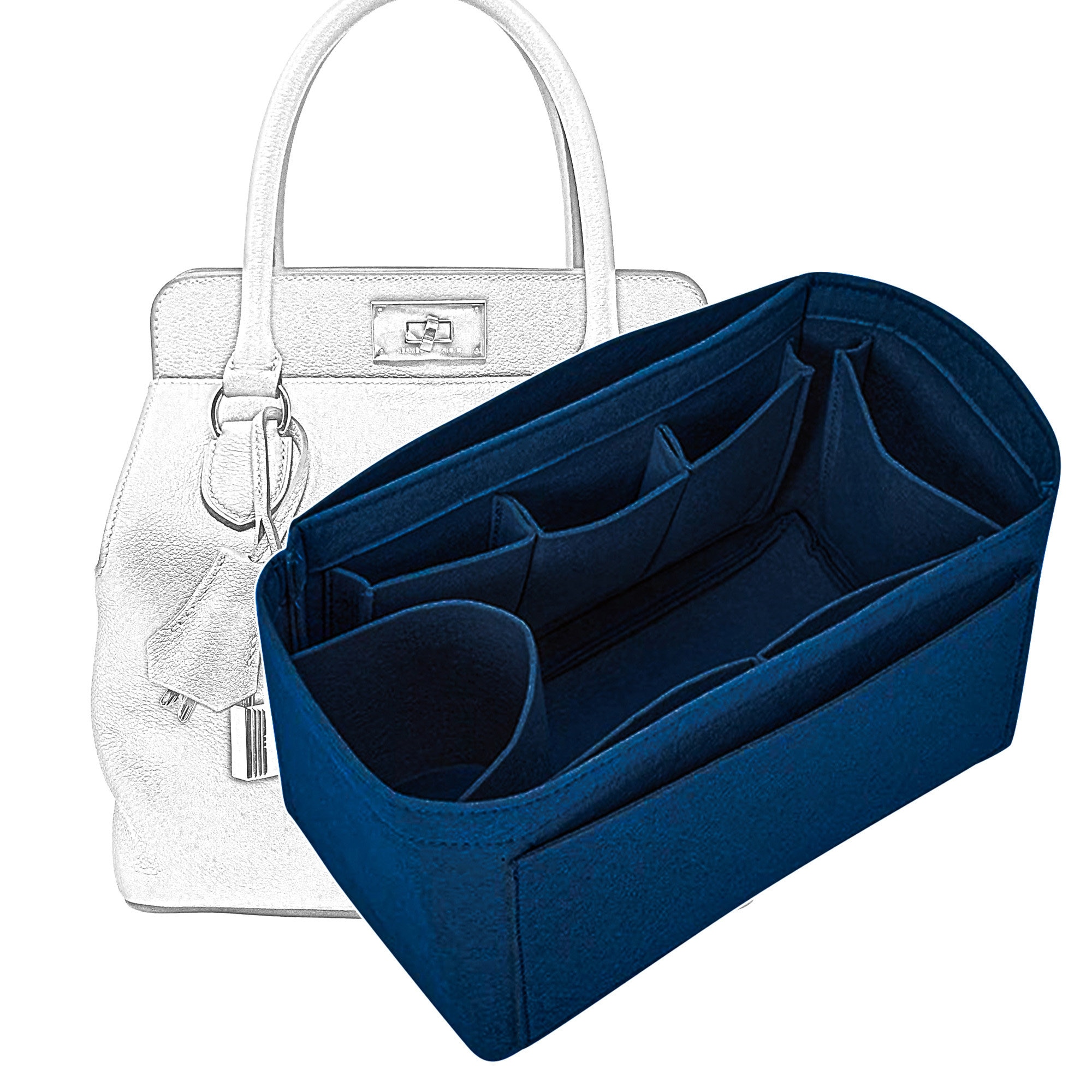 Luxury Handbag Display Box Dustproof Bag Organizer Transparent