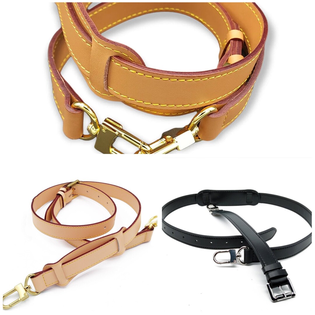  Non Tanned Vachetta Leather bandouliere Strap for Keep All 45  50 55 Speedy 40 Luggage Leather Strap : Clothing, Shoes & Jewelry