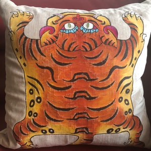 Oreiller Tigre du Tibet