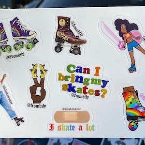 Rollerskate Sticker Sheet