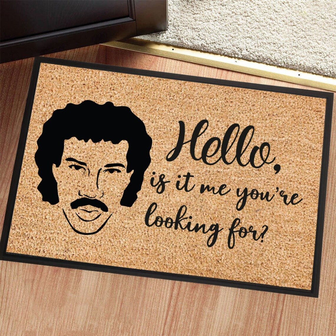Hello Lionel Hello Is It Me You Looking For Doormat Lionel Etsy