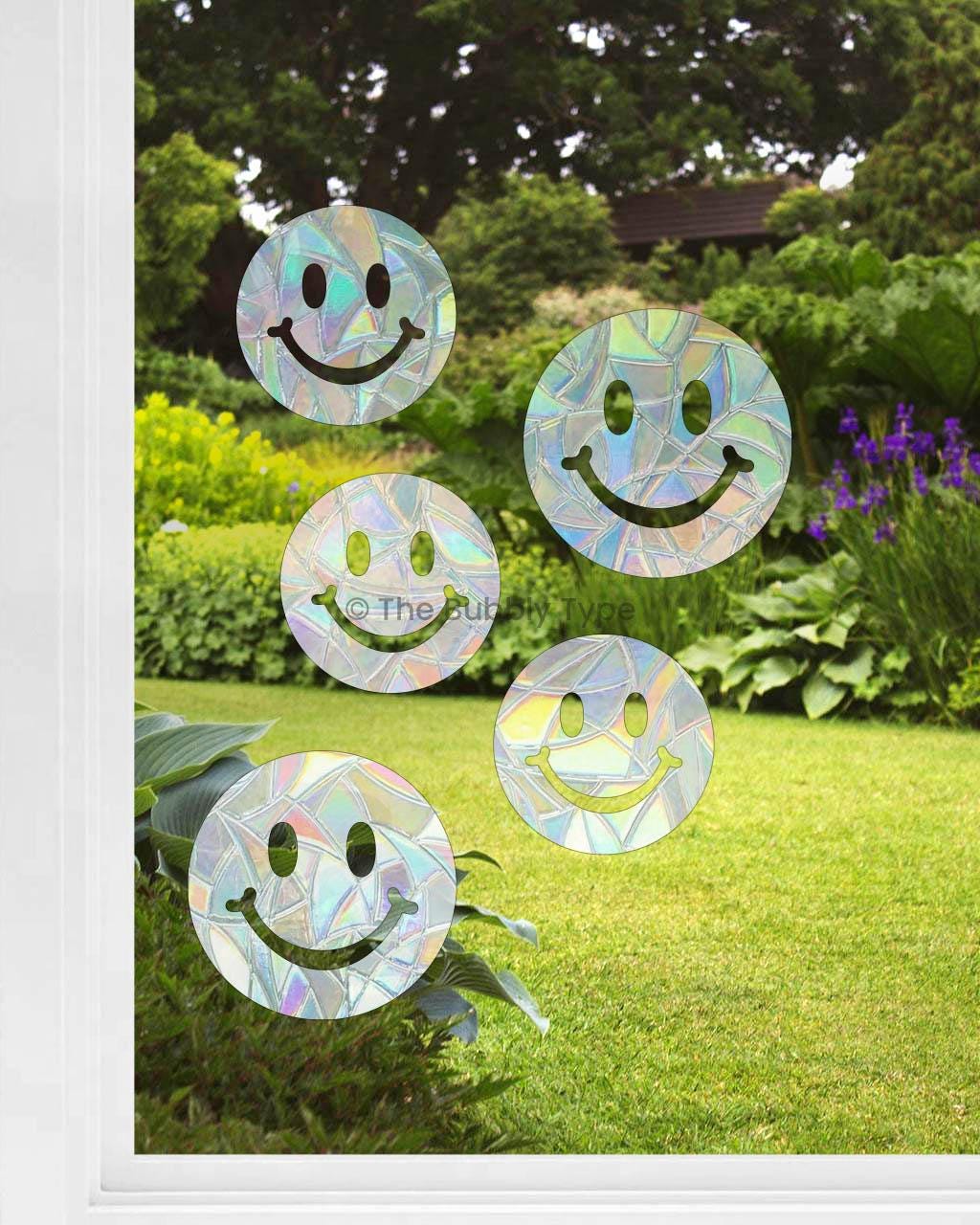 Smiley Face - raamstickers zonnevanger - glassticker Rainbow Maker - Happy  Face - Etsy België, image size:1024x1280