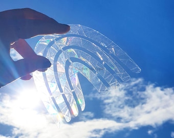 Rainbow Arch - Sun Catcher Window Decals - Rainbow Maker Glass Sticker - Boho Style