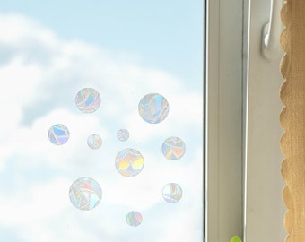 Naklejki na okna Rainbow Maker: Konfetti w kształcie łapaczy słońca