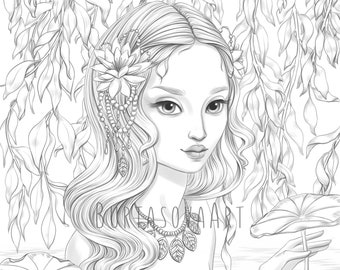 Download Water Coloring Page Etsy