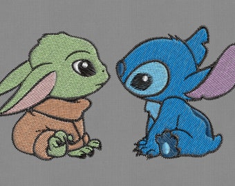 Yoda Embroidery Design Etsy