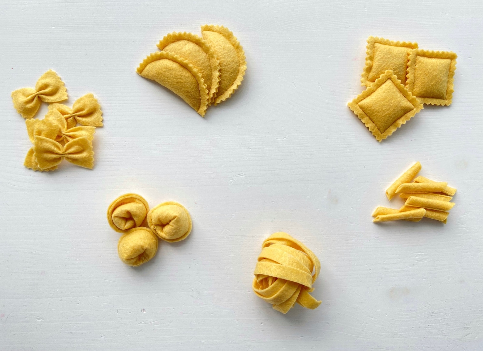 Felt Food Pasta Set Pretend Play Plush Toy Kids Play Kitchen Etsy Canada