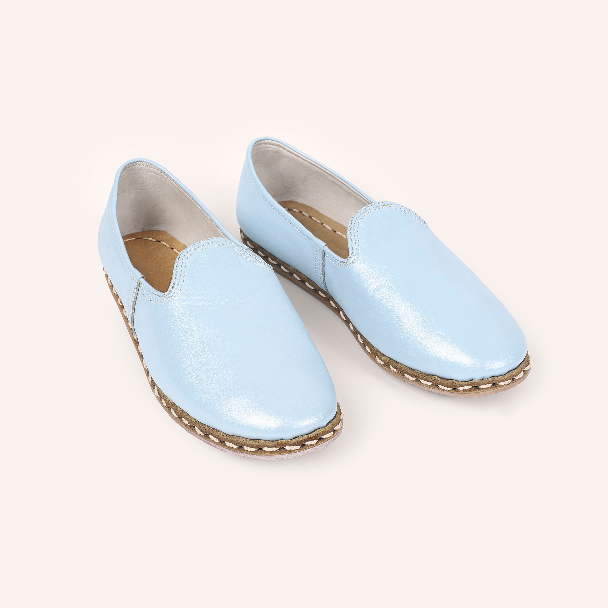 Pianelle In Pelle Fatte A Mano &ndash; Pantofole Donna Yemenite, Minimaliste E Autentiche (Vera Pelle)