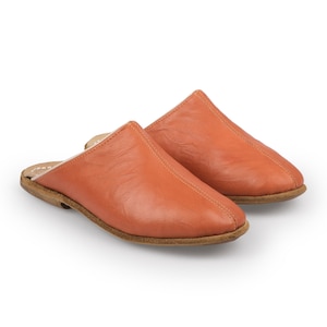 Classic Mules from Genuine Leather COLOR OPTIONS Slip On Everyday Shoes Classic Simple Versatile Slipper Loafer Her Turkish Yemen Footwear