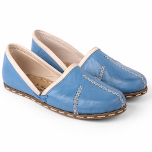 WOMEN TURKISH Yemeni Shoes , Barefoot Shoes , Grounding Loafers , Handmade Leather Shoes , Zerodrop Shoes ,Natural Leather , Organic Dye