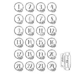 Calendrier de l’Avent Numéros 3 - Fichier traceur